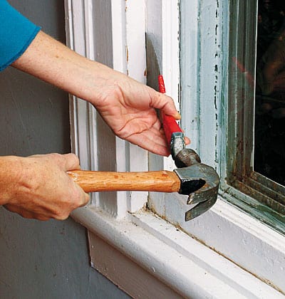 Dealing with a stuck window or door